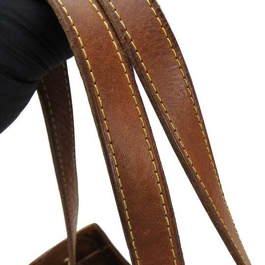 LOUIS VUITTON Tote Bag M91134 Monogram Vernis Brown Columbus Women Used Authentic