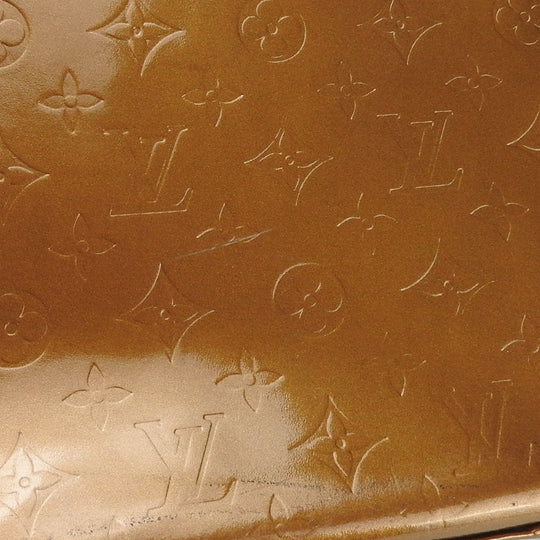 LOUIS VUITTON Tote Bag M91134 Monogram Vernis Brown Columbus Women Used Authentic
