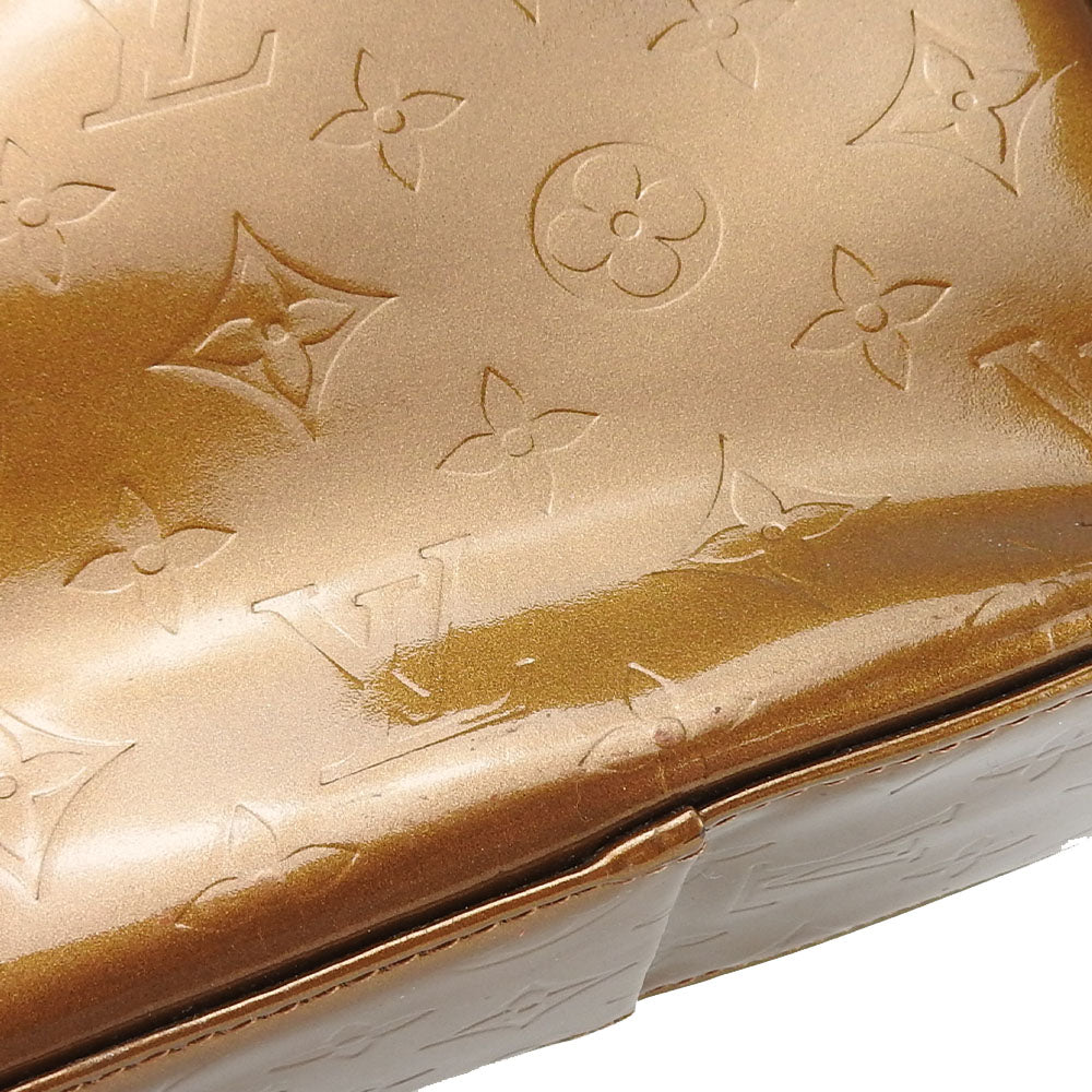 LOUIS VUITTON Tote Bag M91134 Monogram Vernis Brown Columbus Women Used Authentic