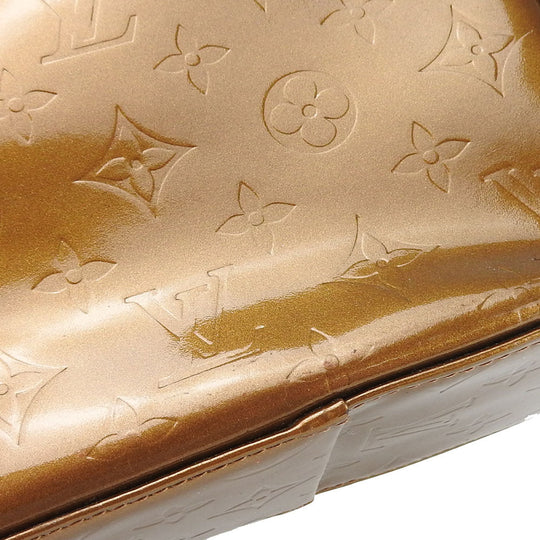 LOUIS VUITTON Tote Bag M91134 Monogram Vernis Brown Columbus Women Used Authentic