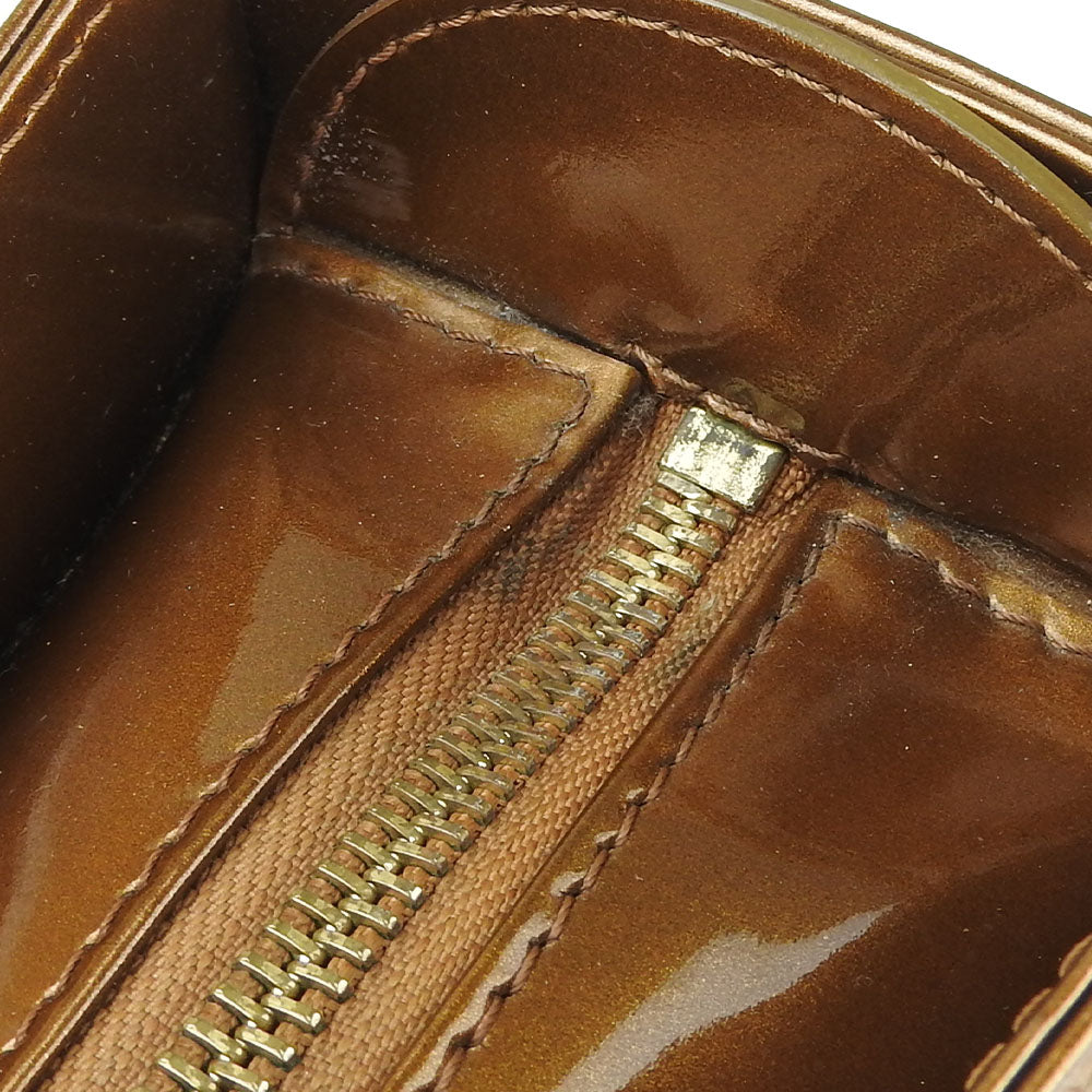 LOUIS VUITTON Tote Bag M91134 Monogram Vernis Brown Columbus Women Used Authentic