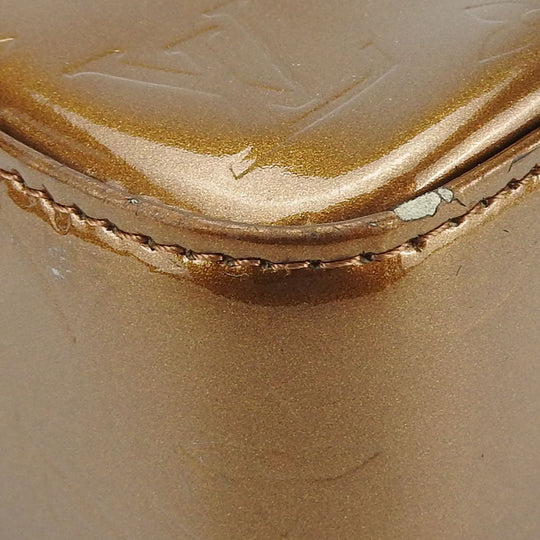 LOUIS VUITTON Tote Bag M91134 Monogram Vernis Brown Columbus Women Used Authentic