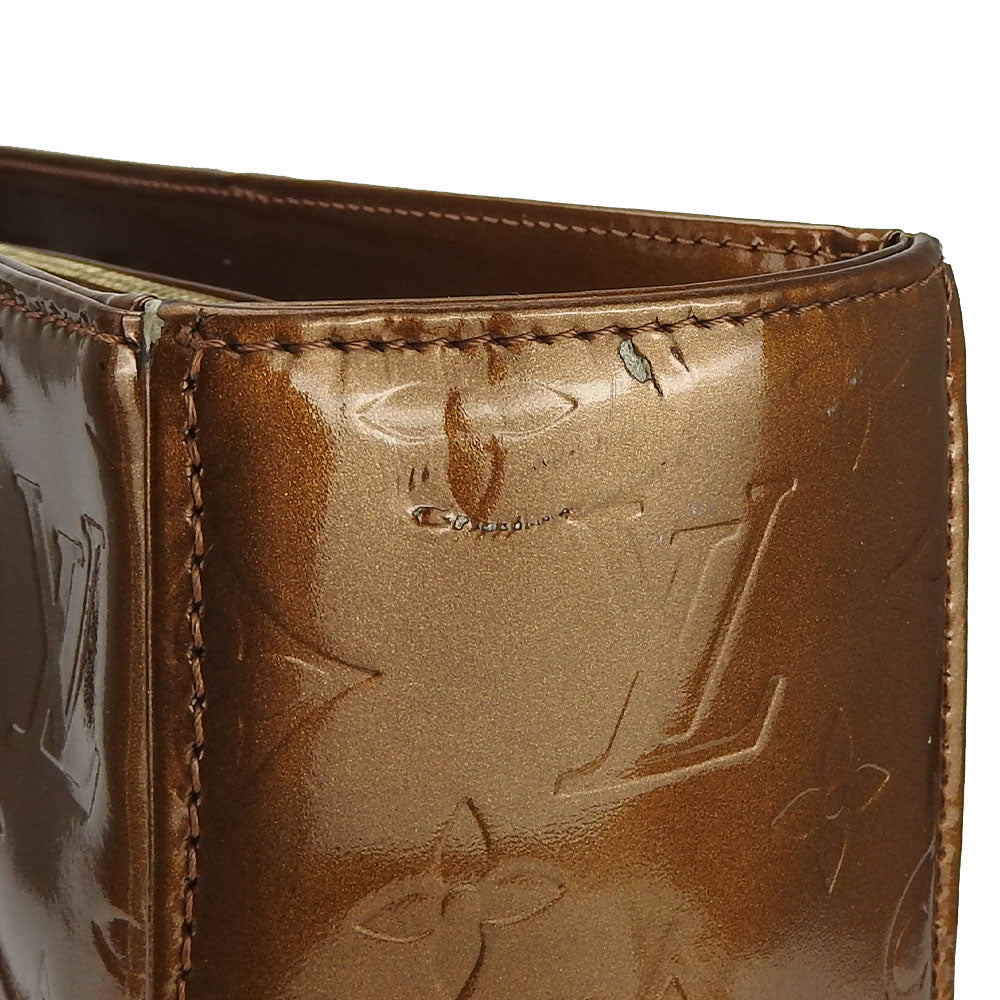 LOUIS VUITTON Tote Bag M91134 Monogram Vernis Brown Columbus Women Used Authentic