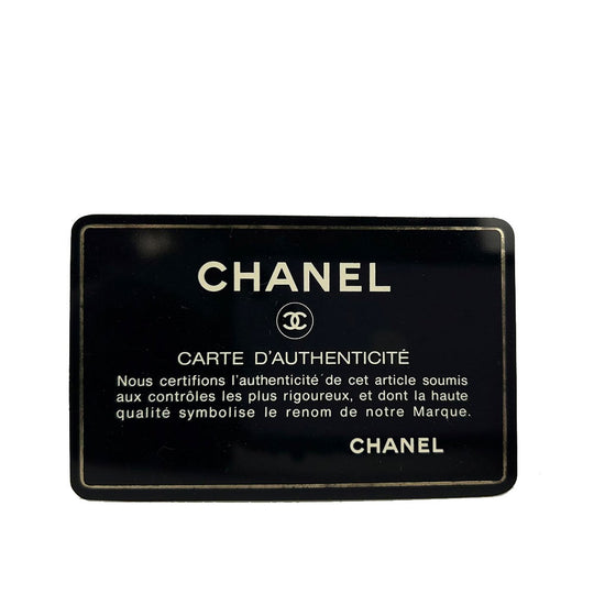 CHANEL Shoulder Bag lambskin black Mini matrasse Women Used Authentic