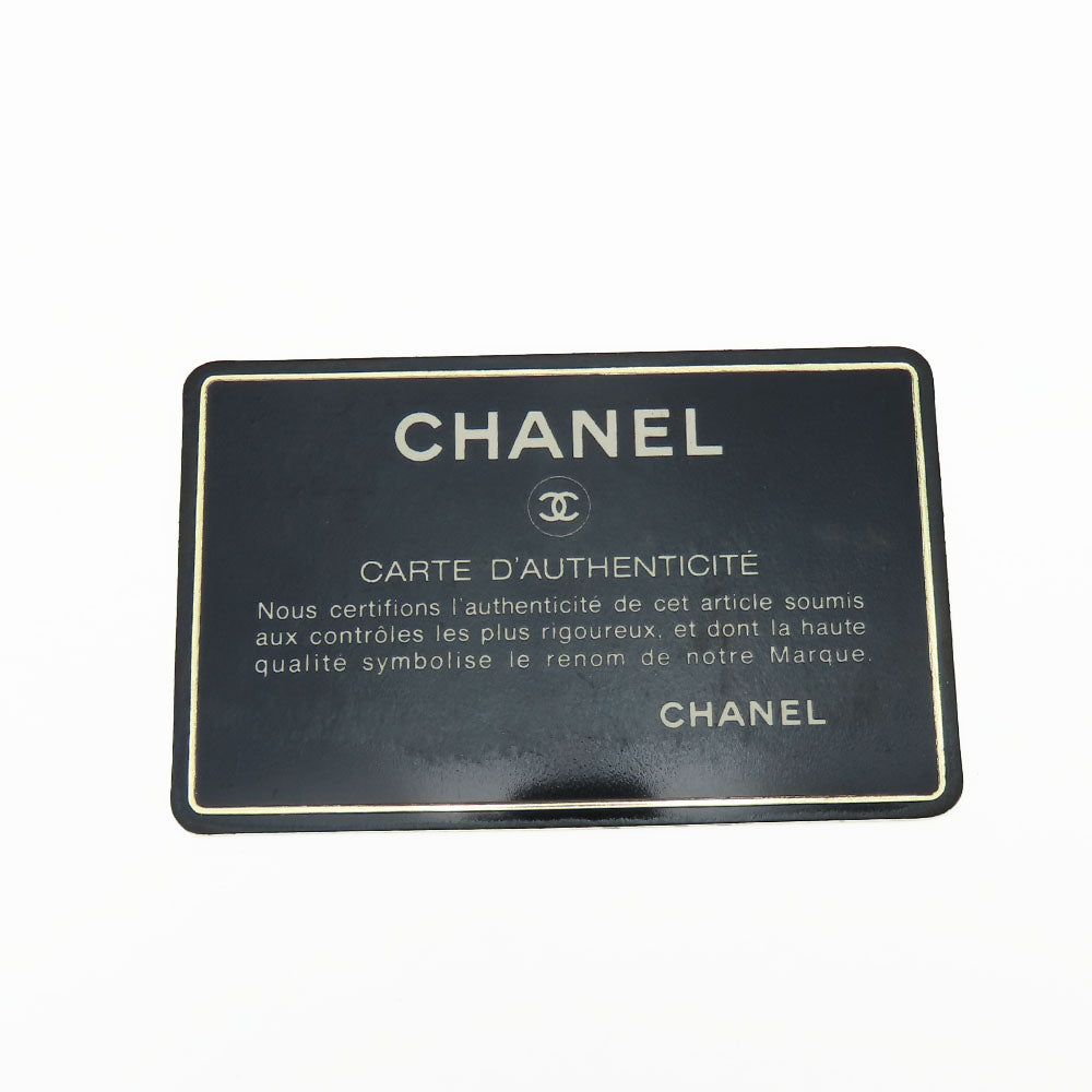 CHANEL Shoulder Bag lambskin Red Chain Bicolole Women Used Authentic