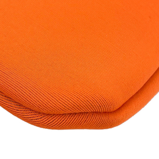 HERMES Pouch Polyamide elastane Orange Neoban Wave MM unisex(Unisex) Used Authentic