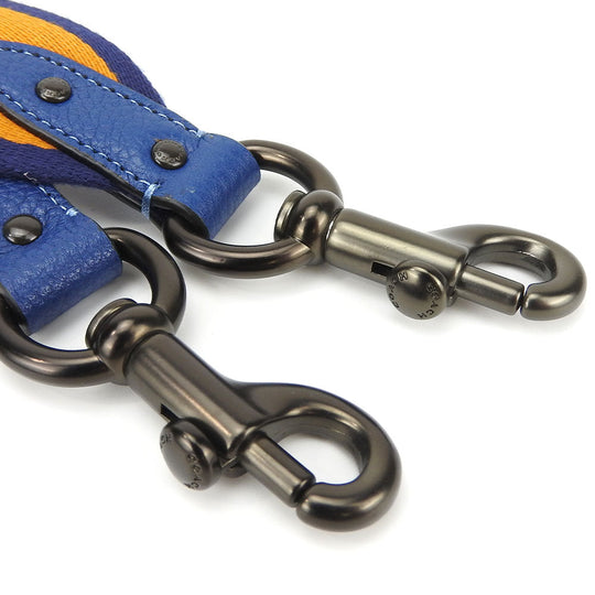 COACH Handbag 89143 Leather, PVC blue Hose & carriage Women Used Authentic