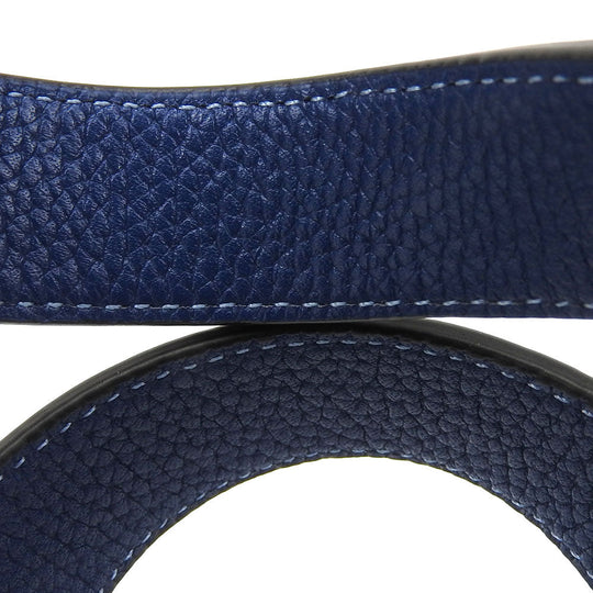 COACH Handbag 89143 Leather, PVC blue Hose & carriage Women Used Authentic