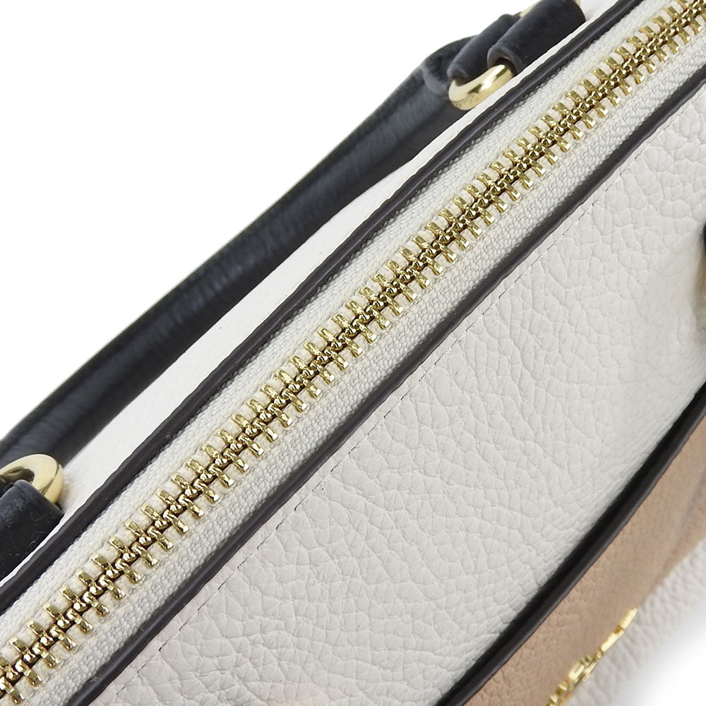 COACH Handbag F73715 leather white Women Used Authentic