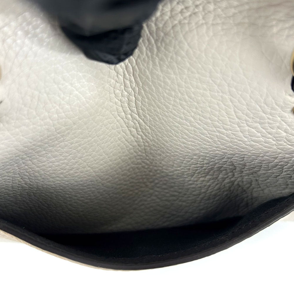 COACH Handbag F73715 leather white Women Used Authentic