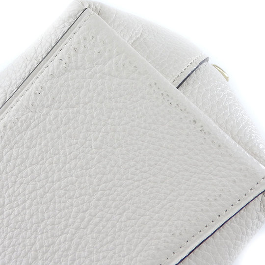 COACH Handbag F73715 leather white Women Used Authentic