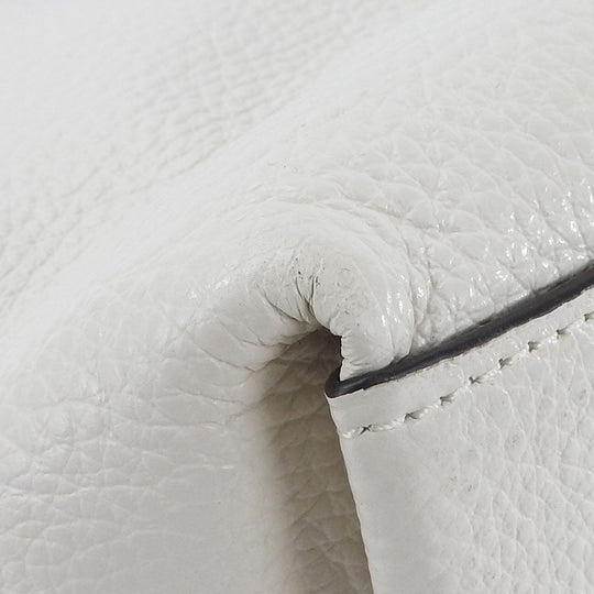 COACH Handbag F73715 leather white Women Used Authentic