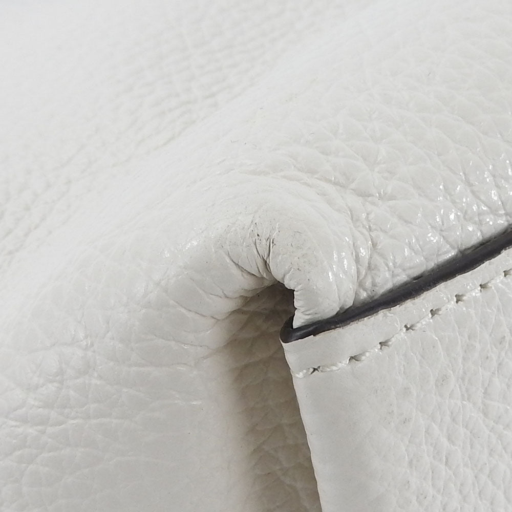 COACH Handbag F73715 leather white Women Used Authentic