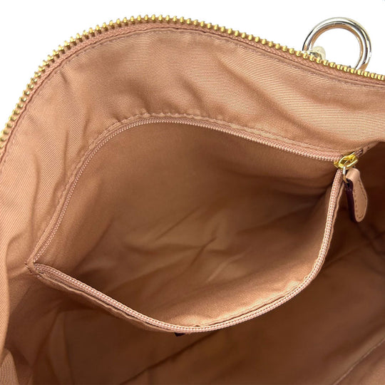 COACH Handbag F36675 leather beige Women Used Authentic