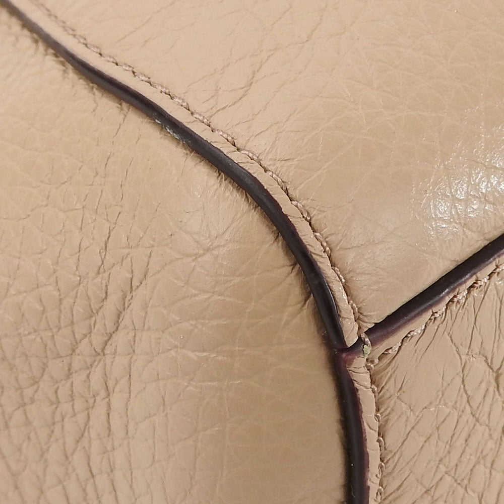 COACH Handbag F36675 leather beige Women Used Authentic