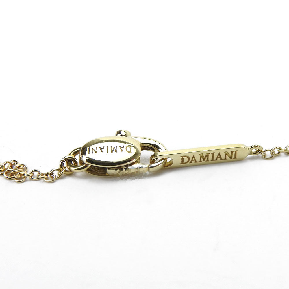 Damiani Necklace K18 Yellow Gold, Diamond Yellow Gold crown Belle epoch Women Used Authentic