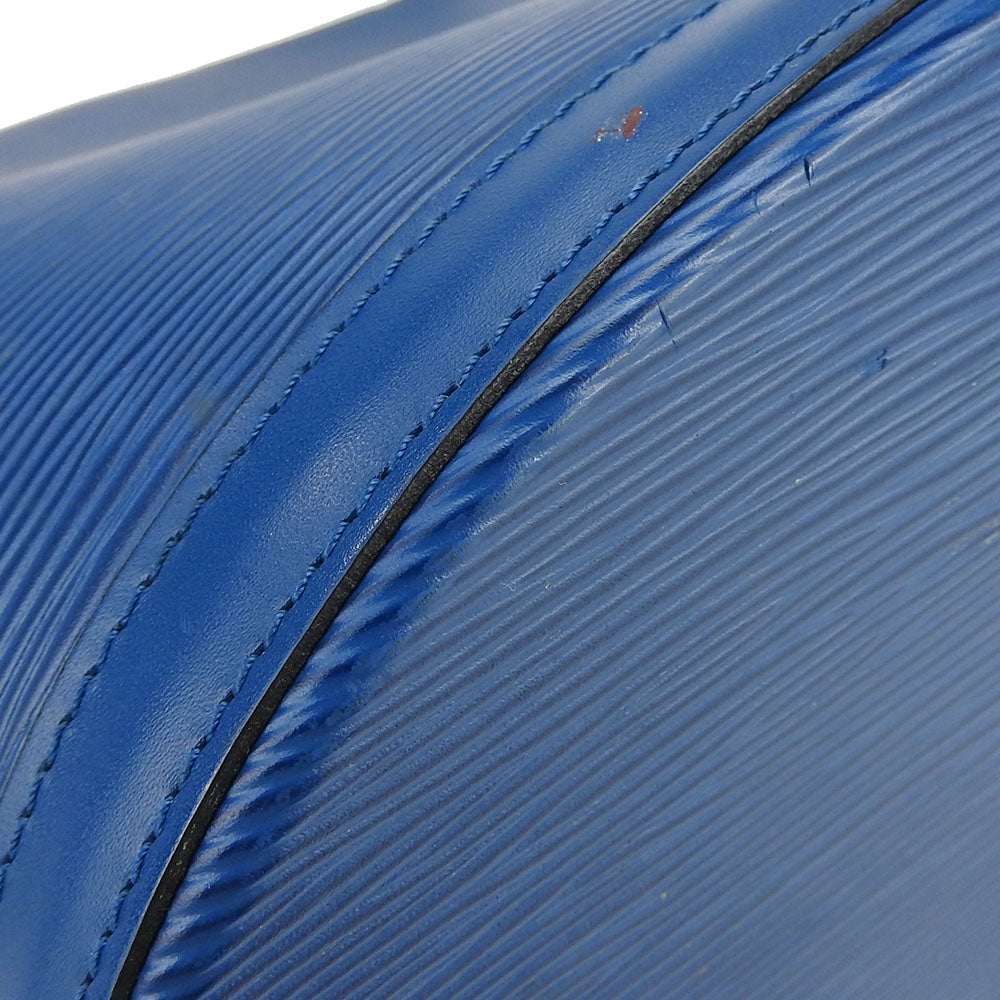 LOUIS VUITTON Tote Bag M52265 Epi Leather blue Sun jack shopping Women Used Authentic