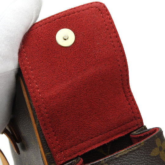 LOUIS VUITTON Tote Bag M51162 Monogram Brown Multiplex Women Used Authentic