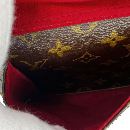 LOUIS VUITTON Tote Bag M51162 Monogram Brown Multiplex Women Used Authentic