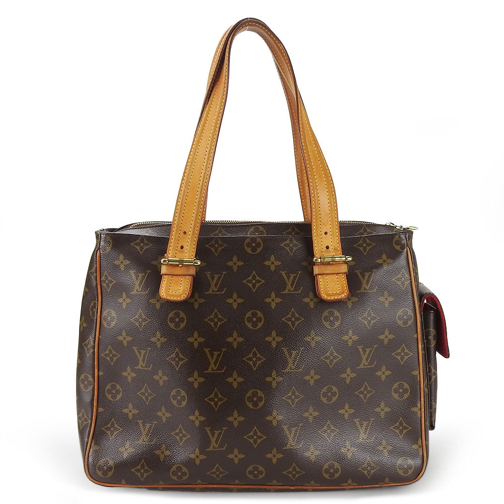 LOUIS VUITTON Tote Bag M51162 Monogram Brown Multiplex Women Used Authentic
