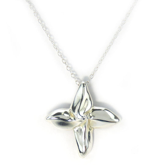 TIFFANY&Co. Necklace Silver925 Silver poinsettia Women Used Authentic