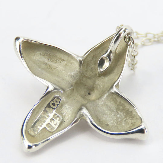 TIFFANY&Co. Necklace Silver925 Silver poinsettia Women Used Authentic