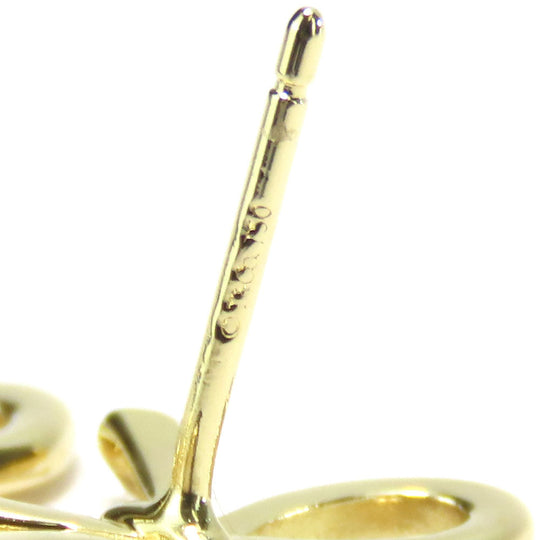 TIFFANY&Co. Pierce K18 yellow gold Yellow Gold Bow Women Used Authentic