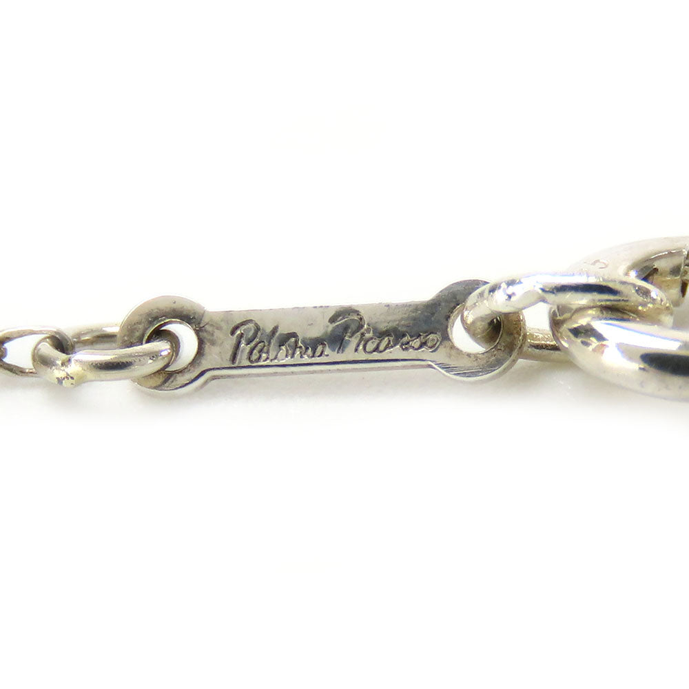 TIFFANY&Co. Necklace Silver925 Silver Paloma Picasso Crescent moon Women Used Authentic