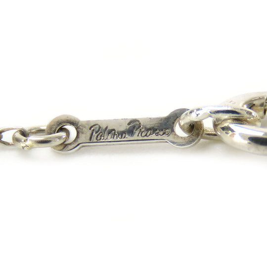 TIFFANY&Co. Necklace Silver925 Silver Paloma Picasso Crescent moon Women Used Authentic
