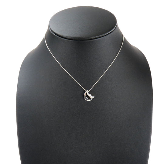 TIFFANY&Co. Necklace Silver925 Silver Paloma Picasso Crescent moon Women Used Authentic