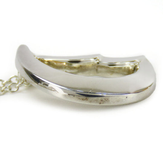 TIFFANY&Co. Necklace Silver925 Silver Paloma Picasso Crescent moon Women Used Authentic