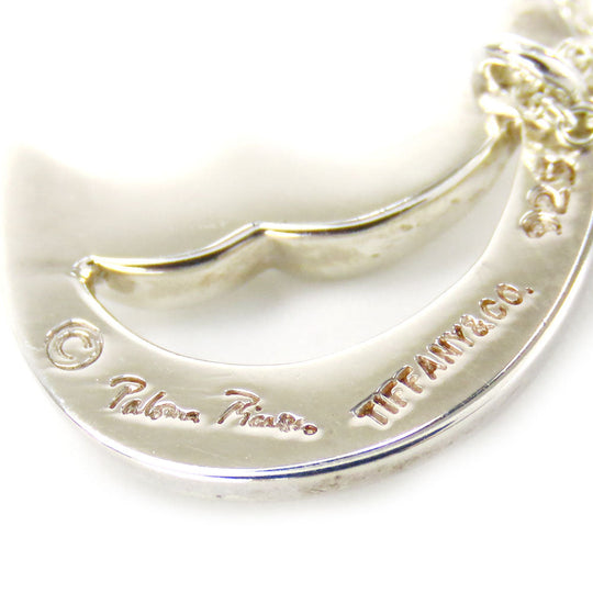 TIFFANY&Co. Necklace Silver925 Silver Paloma Picasso Crescent moon Women Used Authentic