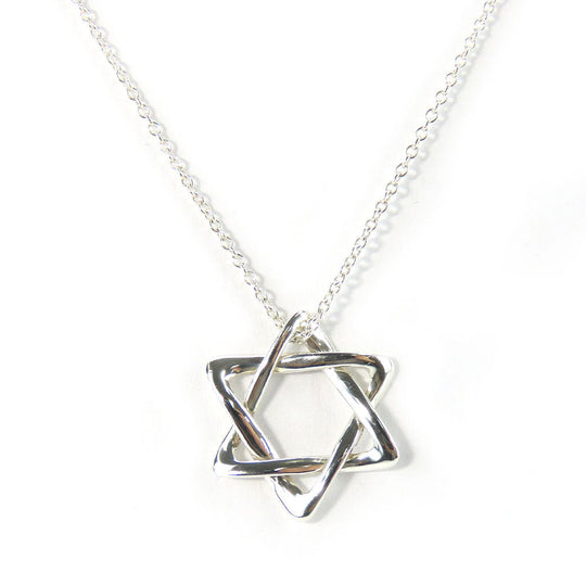 TIFFANY&Co. Necklace Silver925 Silver Star of david Women Used Authentic