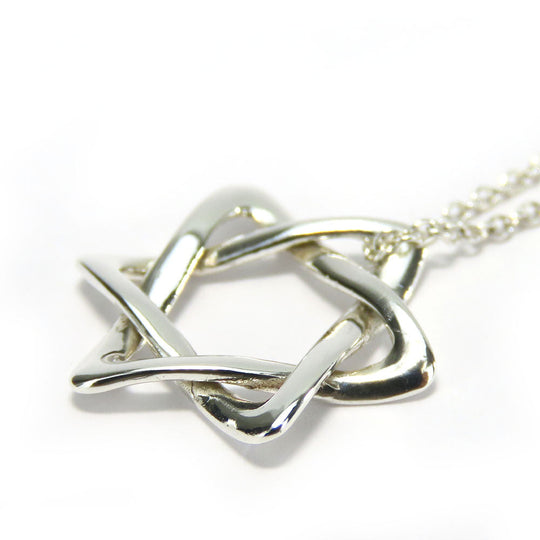 TIFFANY&Co. Necklace Silver925 Silver Star of david Women Used Authentic