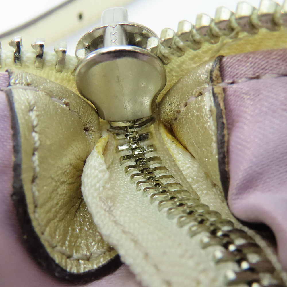 COACH Shoulder Bag 14771 leather gold Christine Women Used Authentic