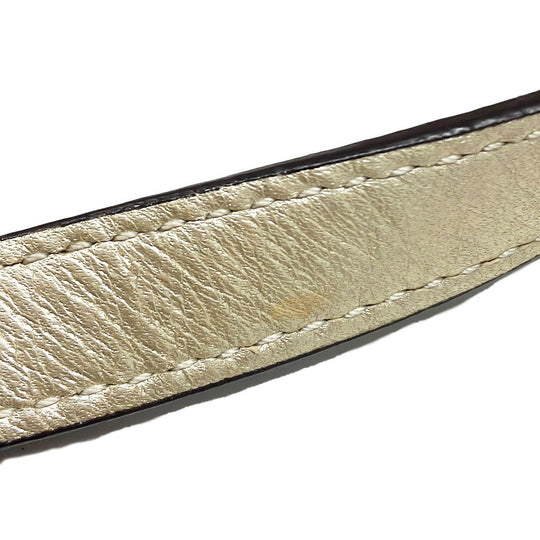 COACH Shoulder Bag 14771 leather gold Christine Women Used Authentic