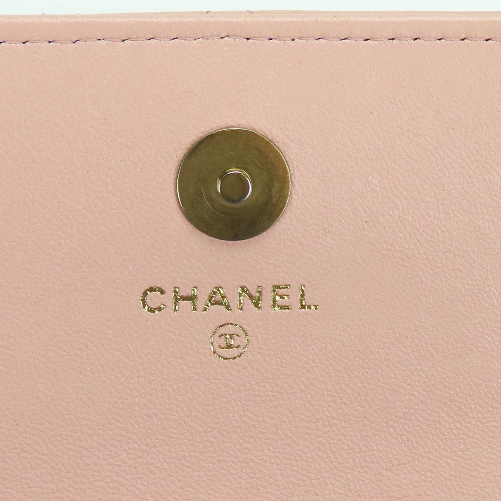 CHANEL Shoulder Bag AP3067 lambskin pink chanel 19