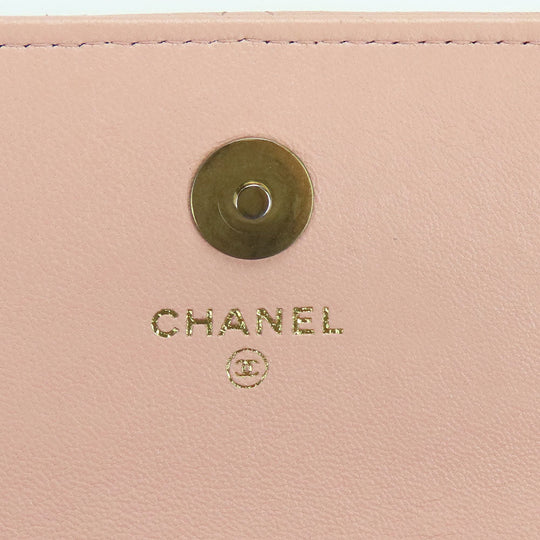 CHANEL Shoulder Bag AP3067 lambskin pink chanel 19