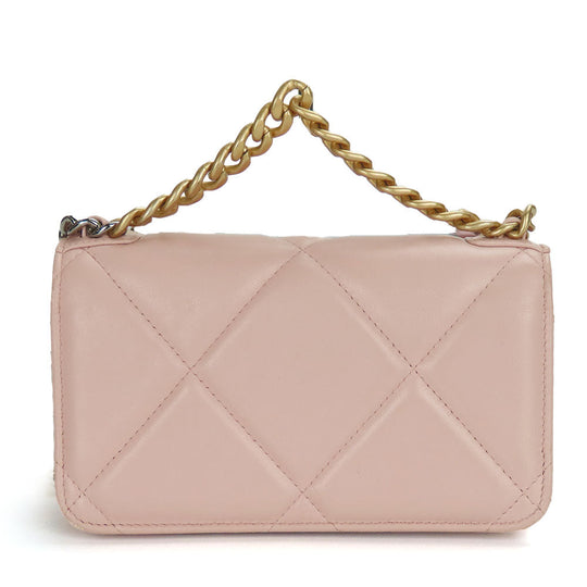 CHANEL Shoulder Bag AP3067 lambskin pink chanel 19