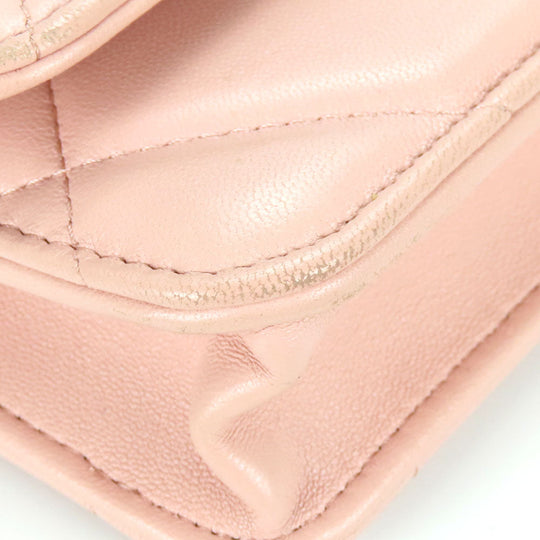 CHANEL Shoulder Bag AP3067 lambskin pink chanel 19