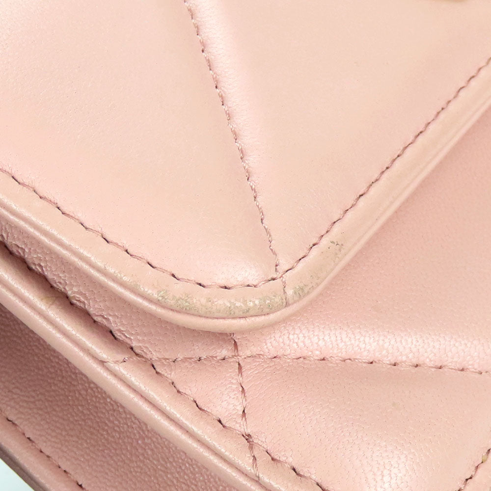 CHANEL Shoulder Bag AP3067 lambskin pink chanel 19