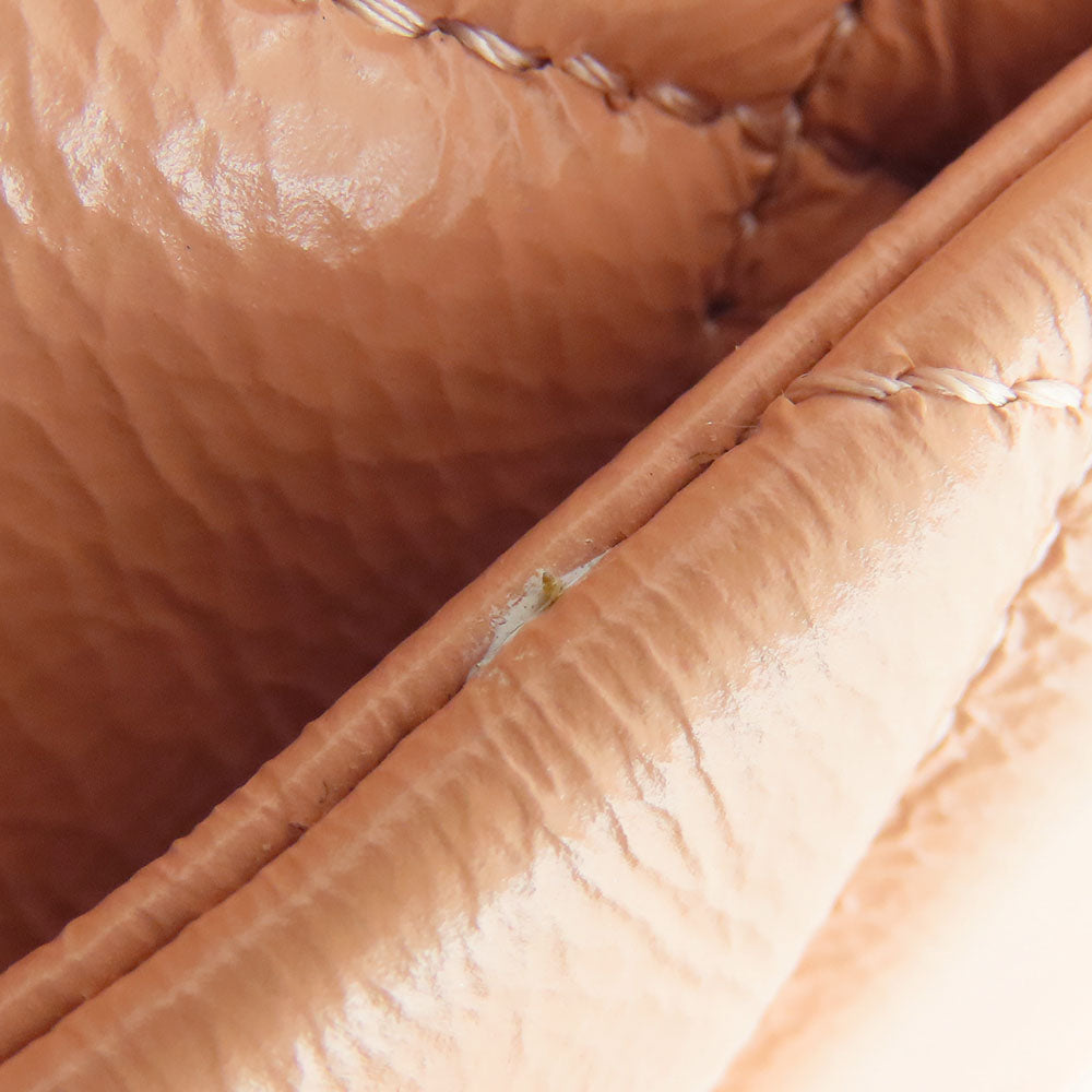 CHANEL Shoulder Bag leather pink Matrasse Women Used Authentic