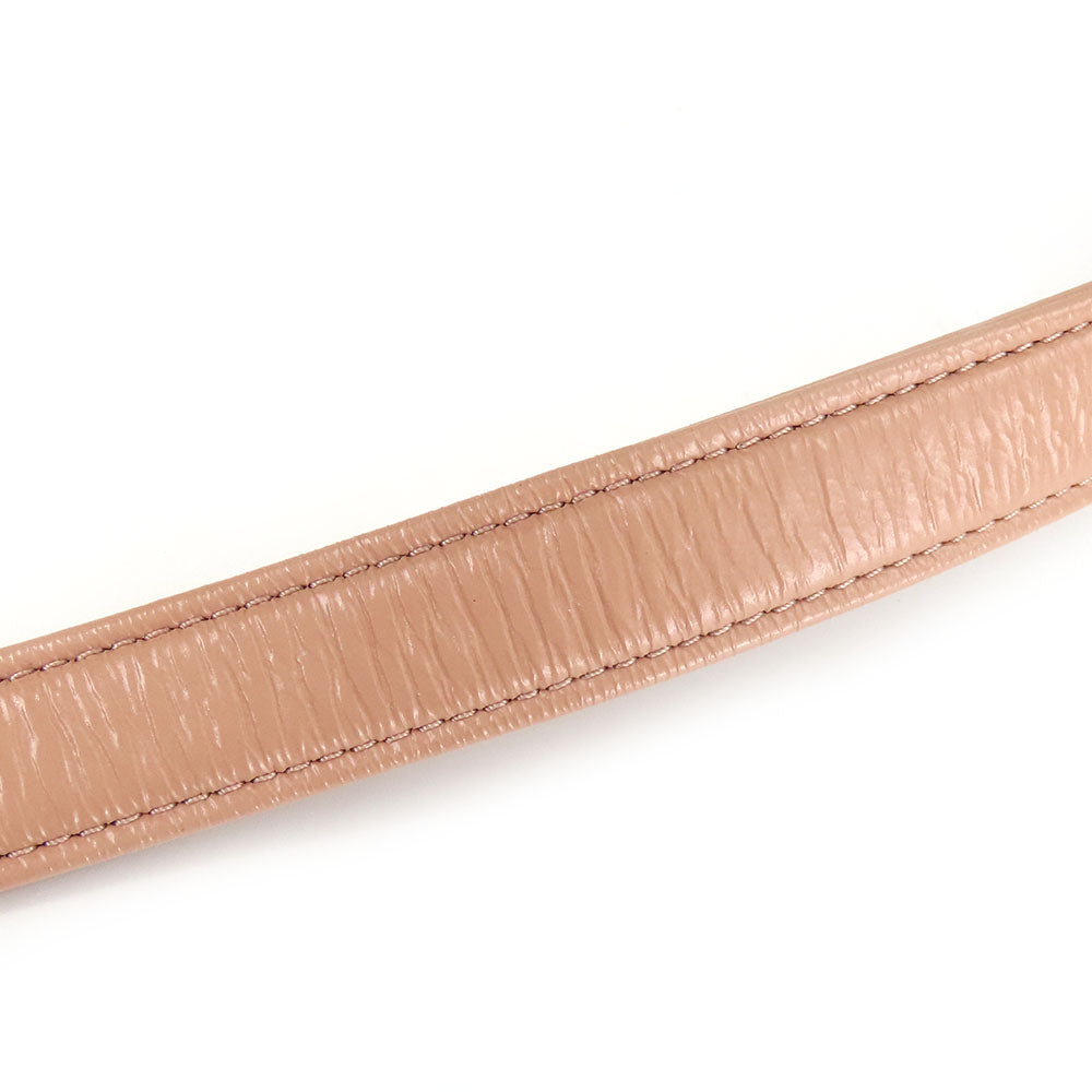 CHANEL Shoulder Bag leather pink Matrasse Women Used Authentic