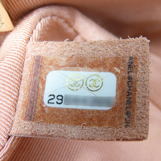 CHANEL Shoulder Bag leather pink Matrasse Women Used Authentic