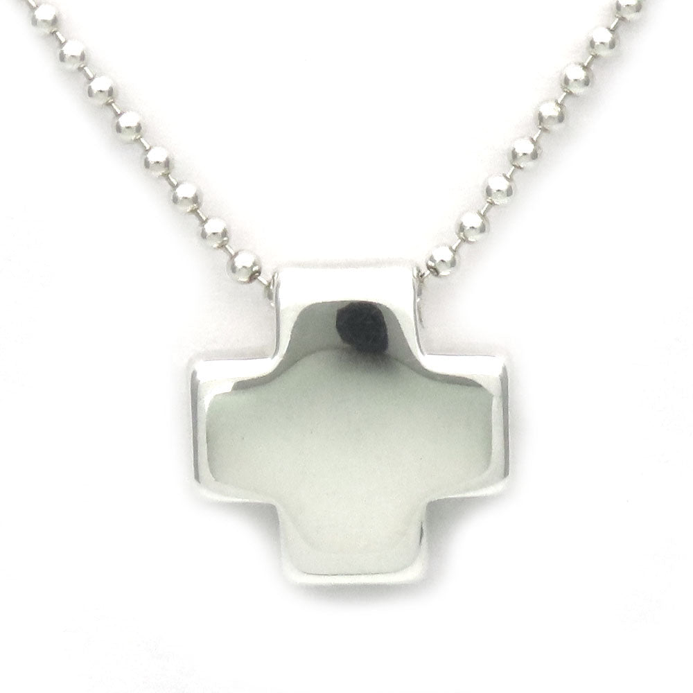 TIFFANY&Co. Necklace Silver925 Silver Roman cross Women Used Authentic