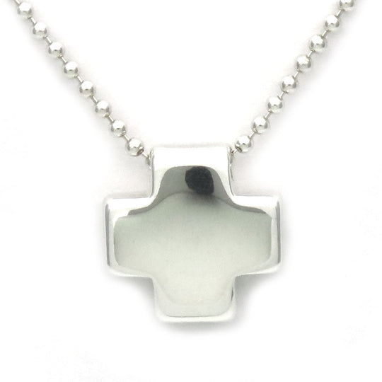 TIFFANY&Co. Necklace Silver925 Silver Roman cross Women Used Authentic