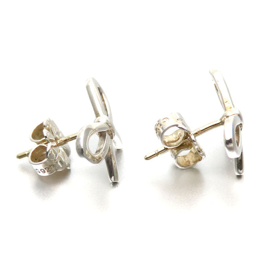 TIFFANY&Co. Pierce Silver925 Silver ribbon Women Used Authentic