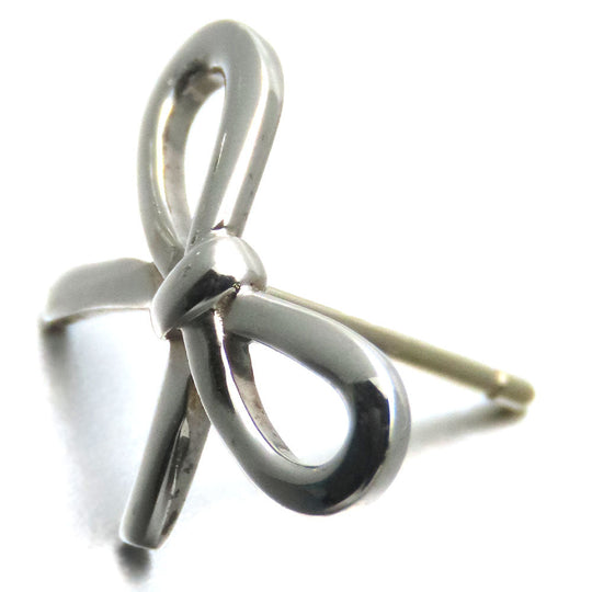 TIFFANY&Co. Pierce Silver925 Silver ribbon Women Used Authentic