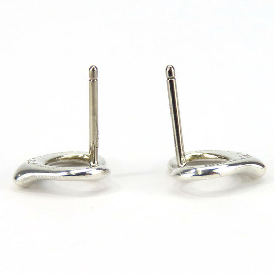 TIFFANY&Co. Pierce Silver925, K14 Gold Silver Open heart Women Used Authentic