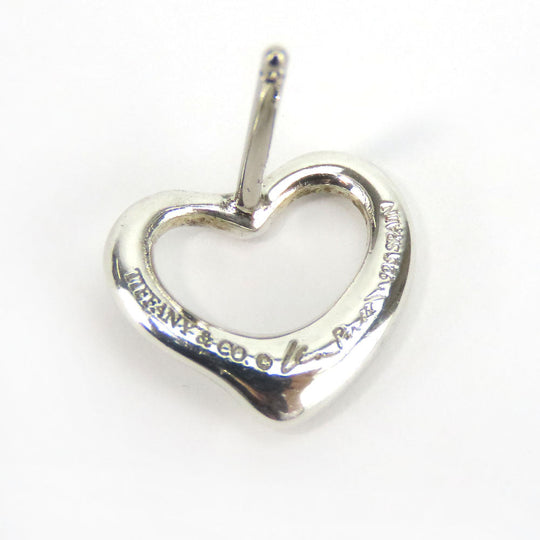 TIFFANY&Co. Pierce Silver925, K14 Gold Silver Open heart Women Used Authentic